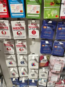 フィレンツェ_SIMカード