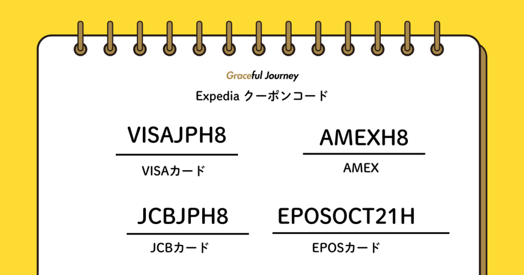 Expediaクーポンコード
